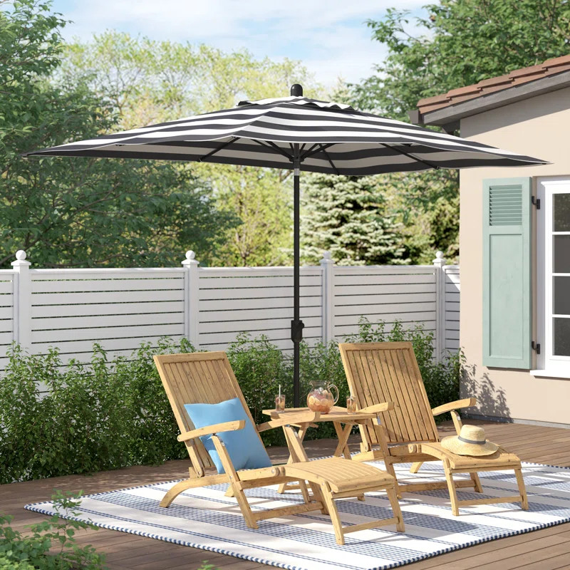 Kidder 120'' x 78'' Rectangular Market Sunbrella® Umbrella | Wayfair North America