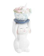 Floral Teacup Bunnies | TJ Maxx