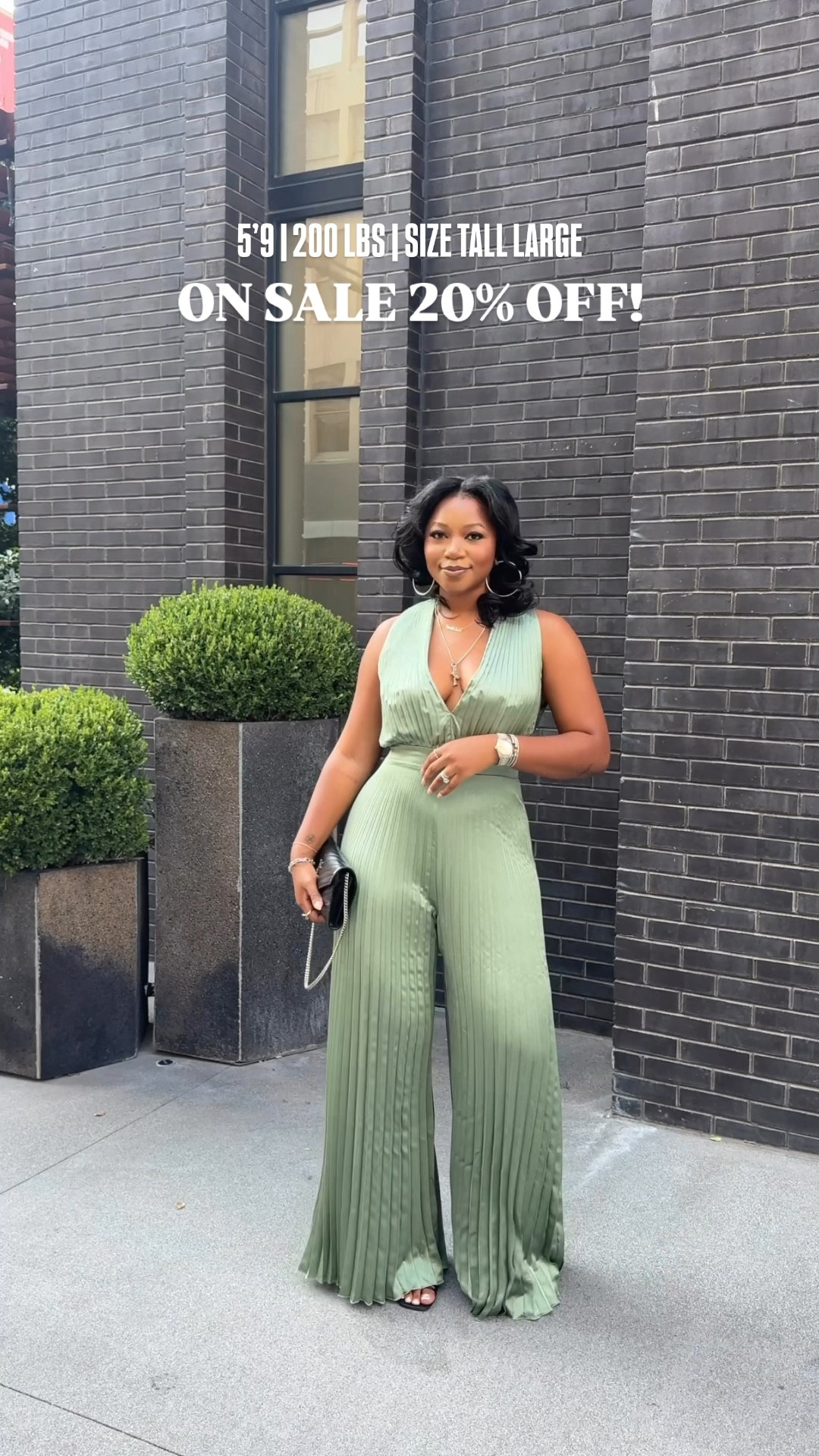 20% off this beautiful tall girl friendly jumpsuit!! 😍✨ I am 5’9 • 200 lbs wearing a large tall!! 

#LTKMidsize #LTKStyleTip #LTKFallSale