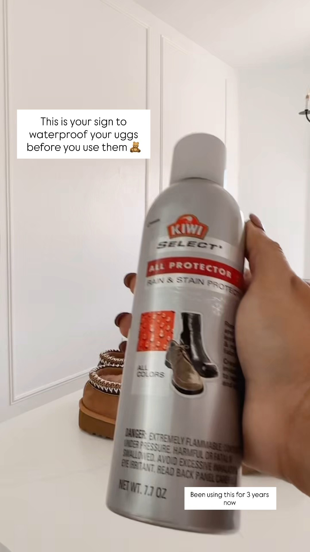 Keep your shoes and boots looking brand new all season long 👢✨
This waterproof spray is a must for protecting suede, leather, and fabric from rain, stains, and everyday wear — especially during fall + winter!

Linked my go-to spray below so you can protect your favorites too 🤎

#LTKFinds #LTKHome #LTKStyle #ShoeCare #FallEssentials #WinterStyle #BootCare #WaterproofSpray

#LTKHoliday #LTKHome #LTKGiftGuide