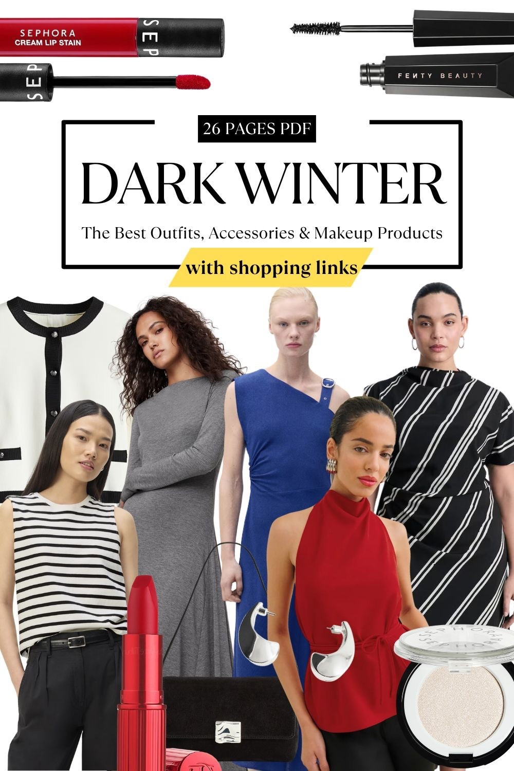 Tired of colors that wash you out? You might be a Dark Winter—and this is your ultimate guide.
🎯 Find the exact makeup shades, outfit colors, and accessories that elevate your natural contrast.
💄 Includes curated product links, pro styling tips, and a 26-page cheat sheet for year-round confidence.
✨ Start dressing for YOUR season. 

#DarkWinter #ColorAnalysis #12SeasonColorAnalysis

#LTKStyleTip #LTKBeauty #LTKSeasonal