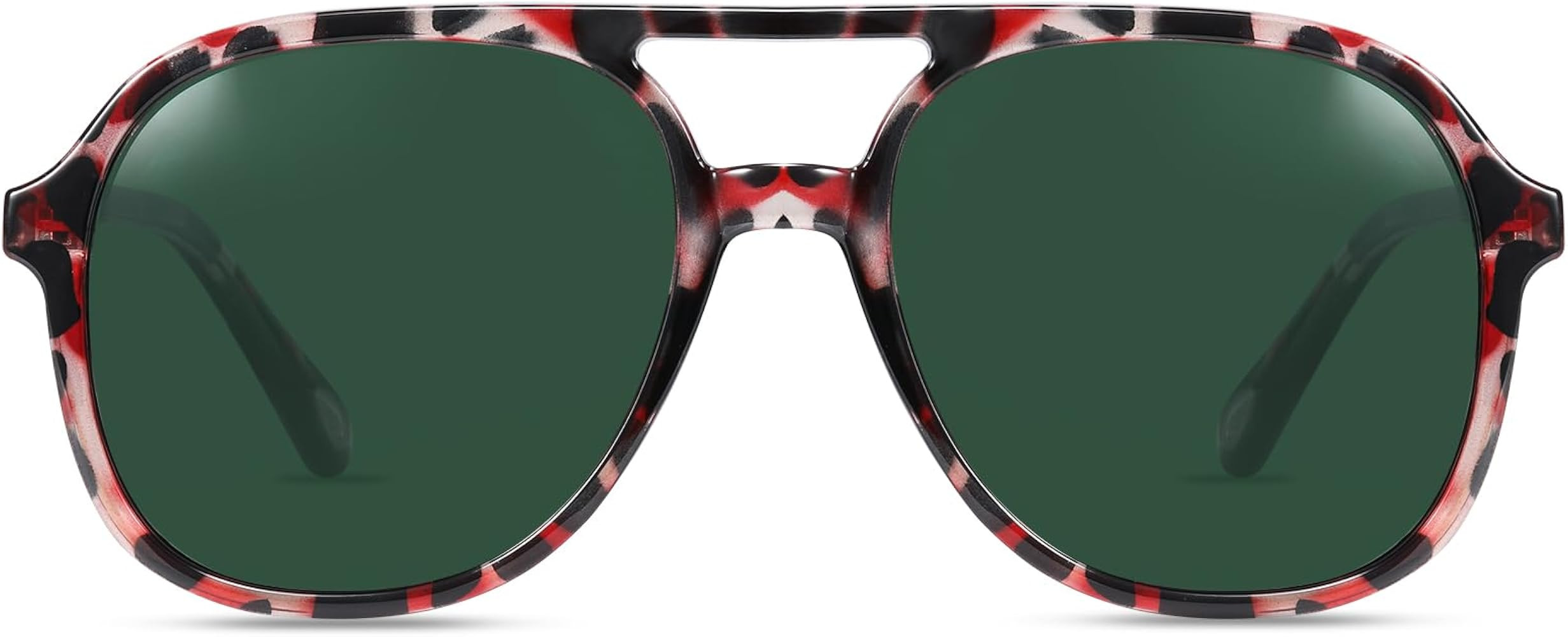 Polarized Aviator Sunglasses for Womens Men Classic 70s Trendy Square Sun Glasses | Amazon (US)