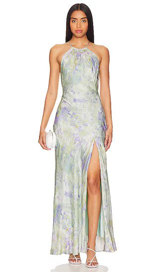 Elynor Dress in Purple Abstract | Revolve Clothing (Global)