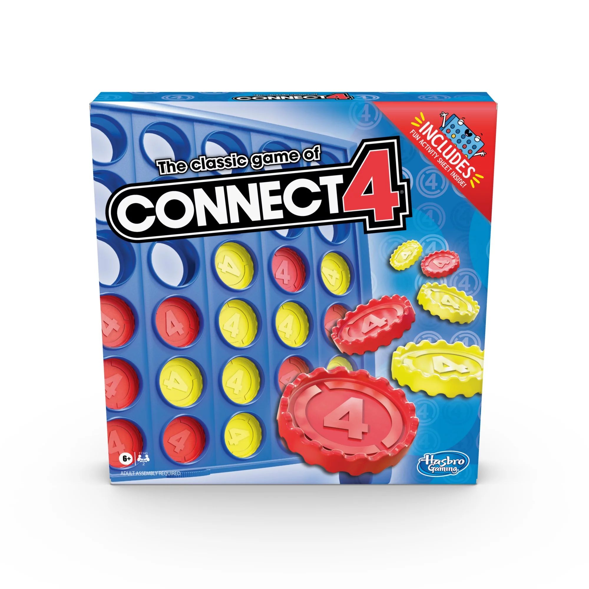 Connect 4 Game, Includes Coloring and Activity Sheet - Walmart.com | Walmart (US)