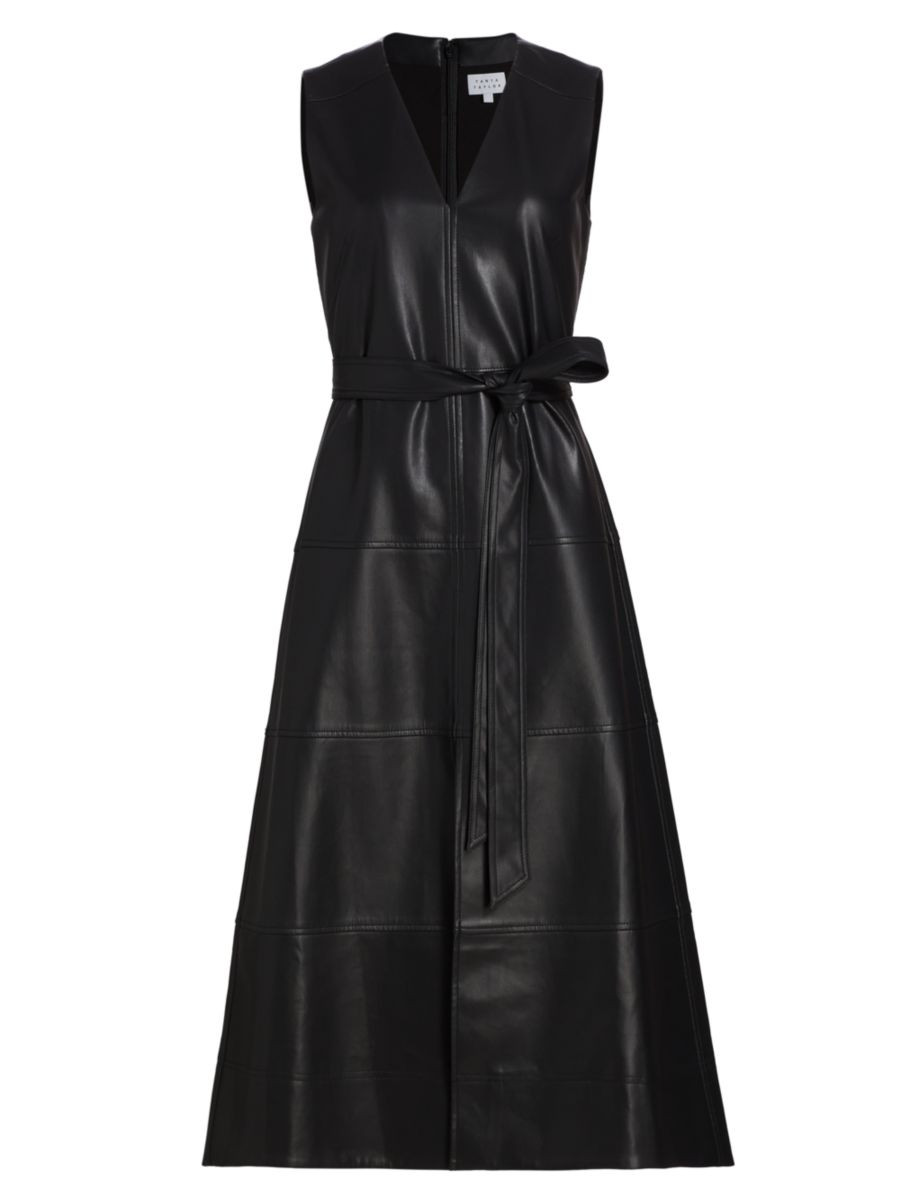 Reinella Faux Leather Dress | Saks Fifth Avenue