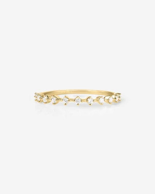 Diamond Station Stackable Ring | Ring Concierge