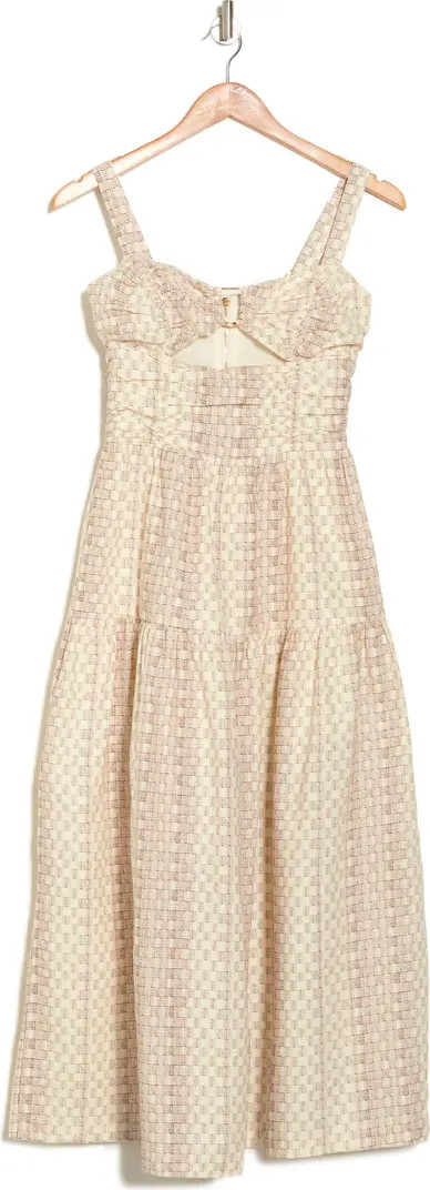 MON RENN Basketweave Midi Dress | Nordstrom Rack