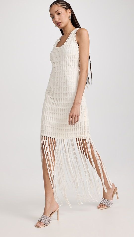Janette Cotton Mesh Midi Dress | Shopbop