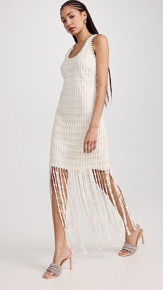 Janette Cotton Mesh Midi Dress | Shopbop