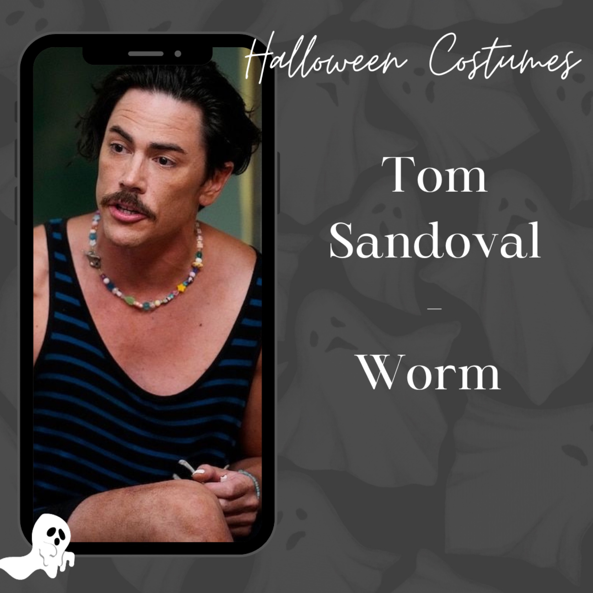 Tom Sandoval - The Worm With A Mustache- Vanderpump Rules Halloween Costume 

#LTKfindsunder100 #LTKSeasonal #LTKHalloween