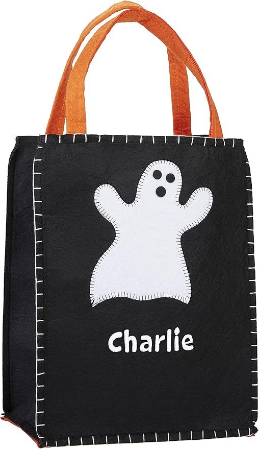 Personalization Universe Personalized Ghost Embroidered Felt Trick or Treat Bag, Halloween Candy ... | Amazon (US)