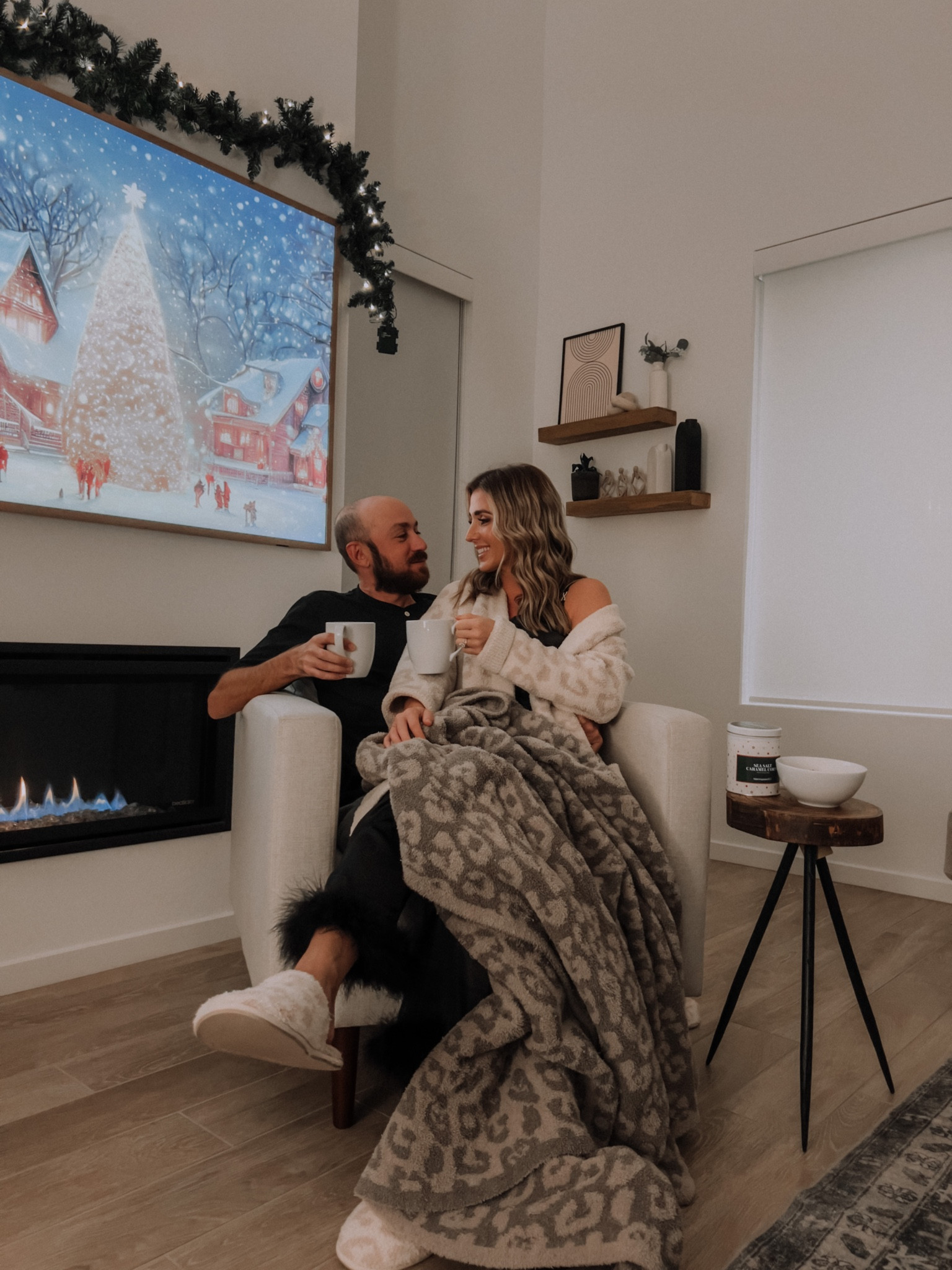 ⭐️Cozy Date Night In Idea!⭐️ Comment B120 to get the links to these pieces! There's something so special about the holiday season, and Jesse and I love planning cozy date nights in. We make hot coco, have a sweet snack, and curling up by the fireplace with our favorite cozy blankets from @bloomingdales ! They also make for amazing gifts.

DM me with any questions and head to my stories for more details. #bloomingdales #ad #cozydatenightin #cozygiftguide

#LTKGiftGuide #LTKHoliday #LTKhome