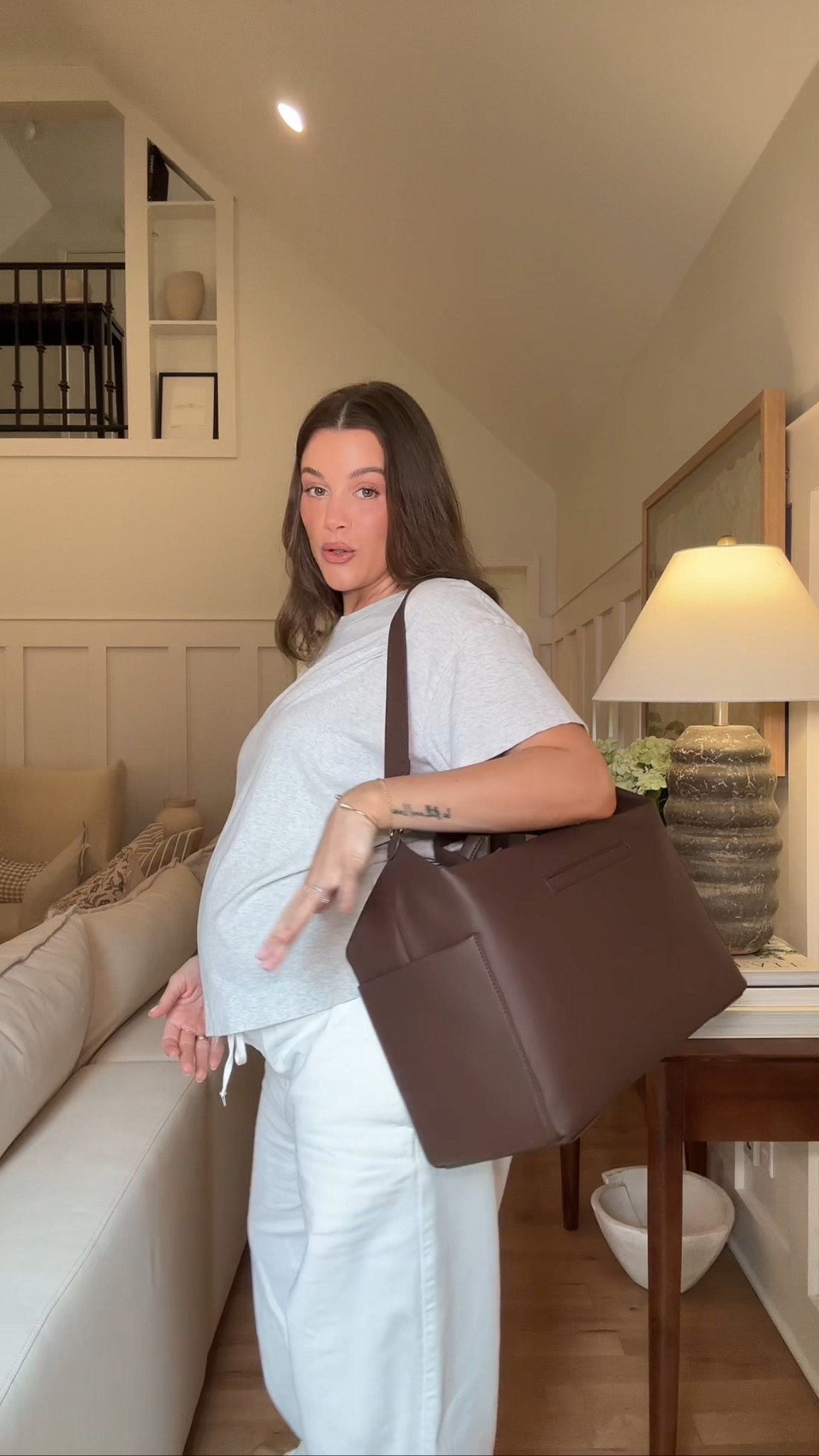 Casual bump friendly outfit and my dream diaper bag

#LTKBump