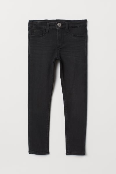 Superstretch Skinny Fit Jeans - Black/washed - Kids | H&M US | H&M (US + CA)