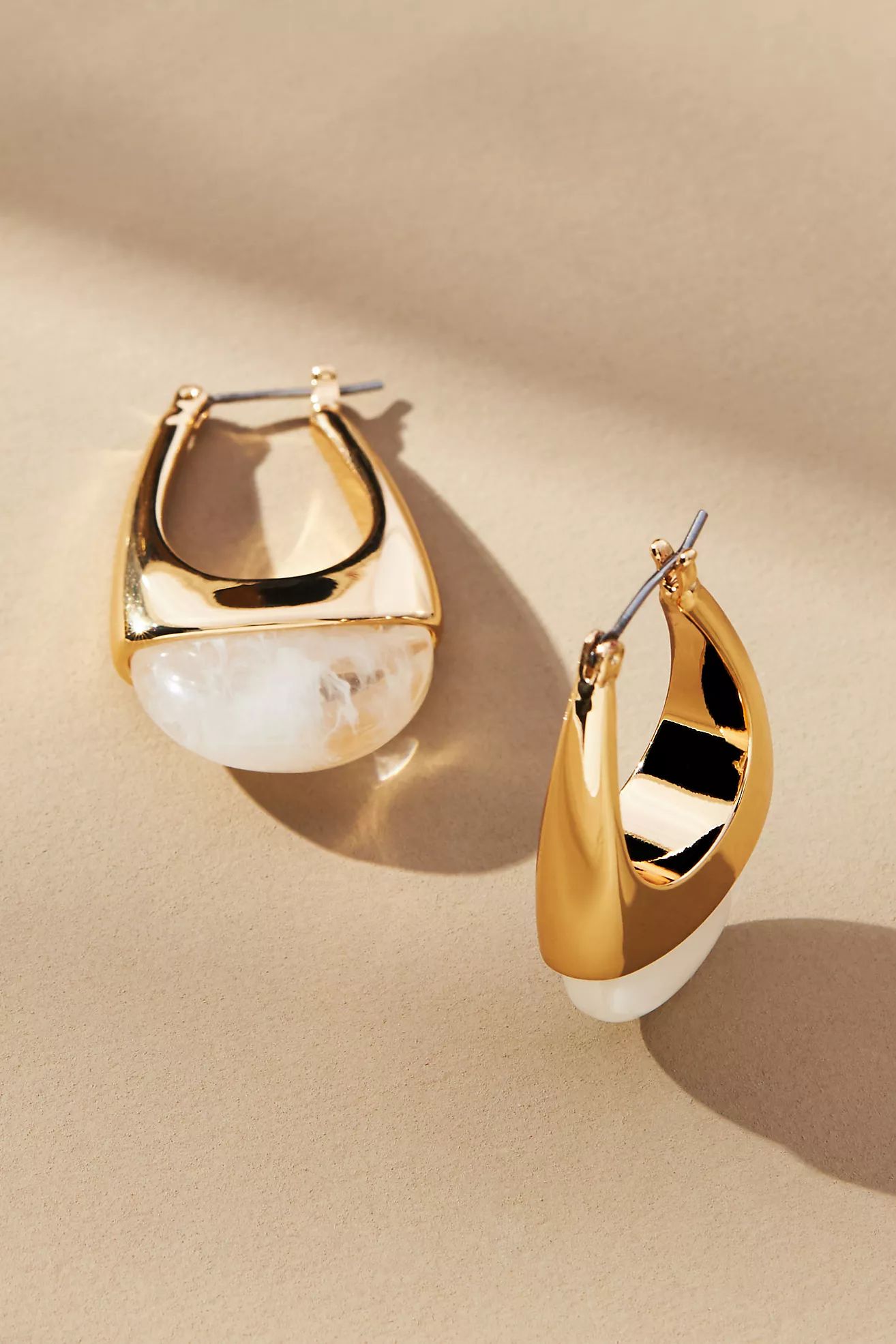 Lucite Huggie Hoop Earrings | Anthropologie (US)