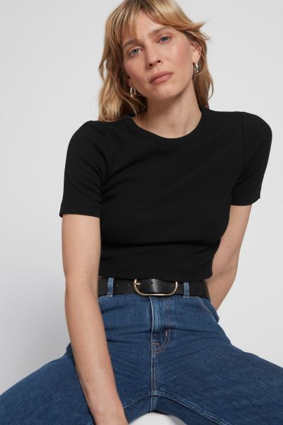 Cropped T-Shirt | H&M (UK, MY, IN, SG, PH, TW, HK)