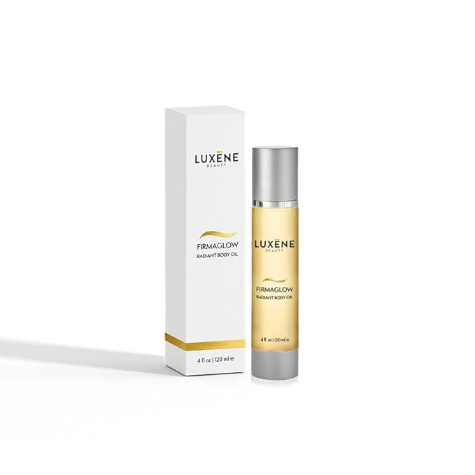 Luxene Beauty Firmaglow Radiant Body Oil - Natural Dry Skin Moisturizer, Body Oil with Green Tea,... | Amazon (US)