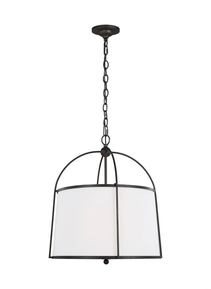 Generation Lighting CP1112SMS Stonington - 2 Light Hanging Shade Chandelier Smith Steel Finish | Walmart (US)