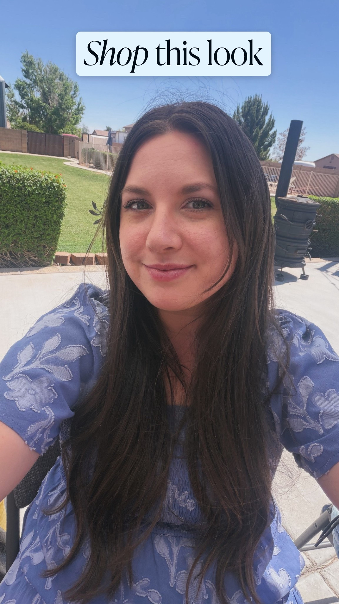 Bridal shower for my cute sister in law!! I also wore this to my cousins bridal shower 😘🥹🩵 so comfortable, flowy + the back has the cutest tie!! 
