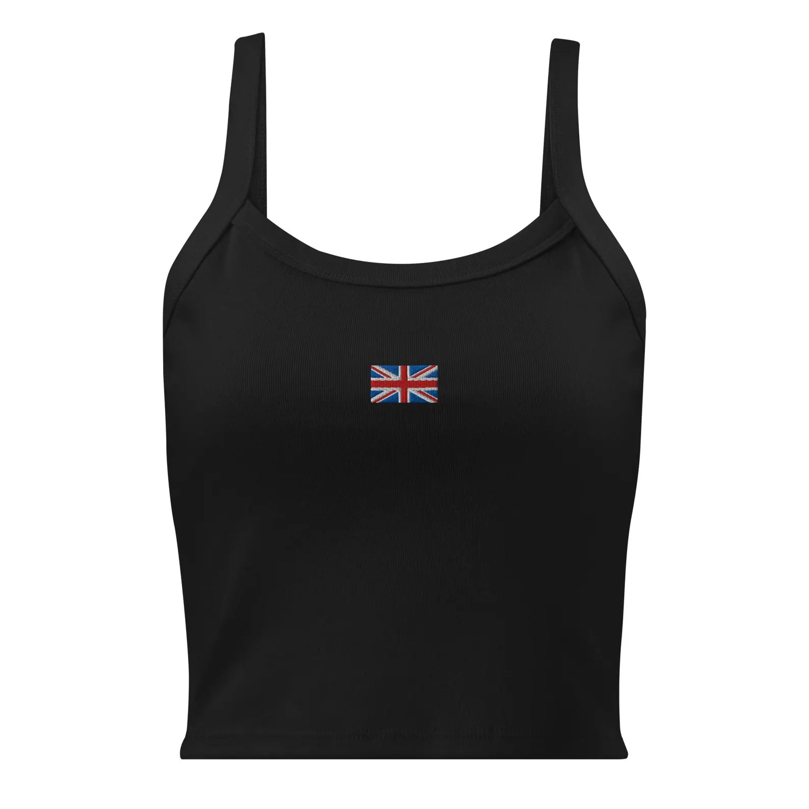 United Kingdom Flag Women’s Micro-Rib Tank Top – Embroidered UK Pride Minimalist Heritage Fas... | Etsy (Global)