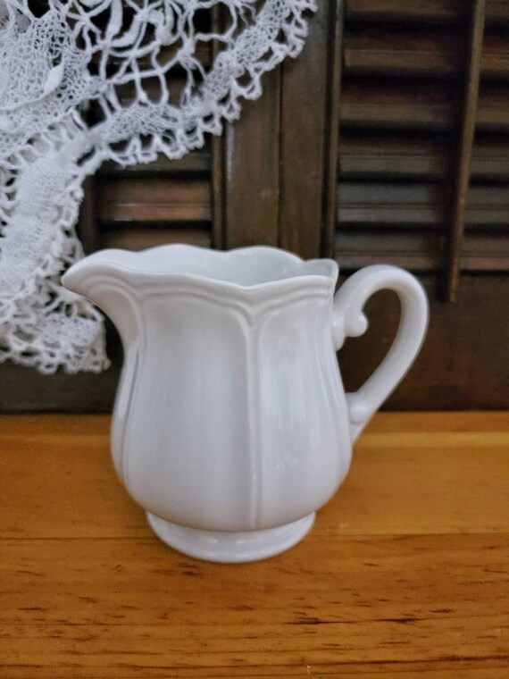 Vintage Federalist Ironstone Creamer, White Ironstone Creamer, Gift Under 40 | Etsy (US)