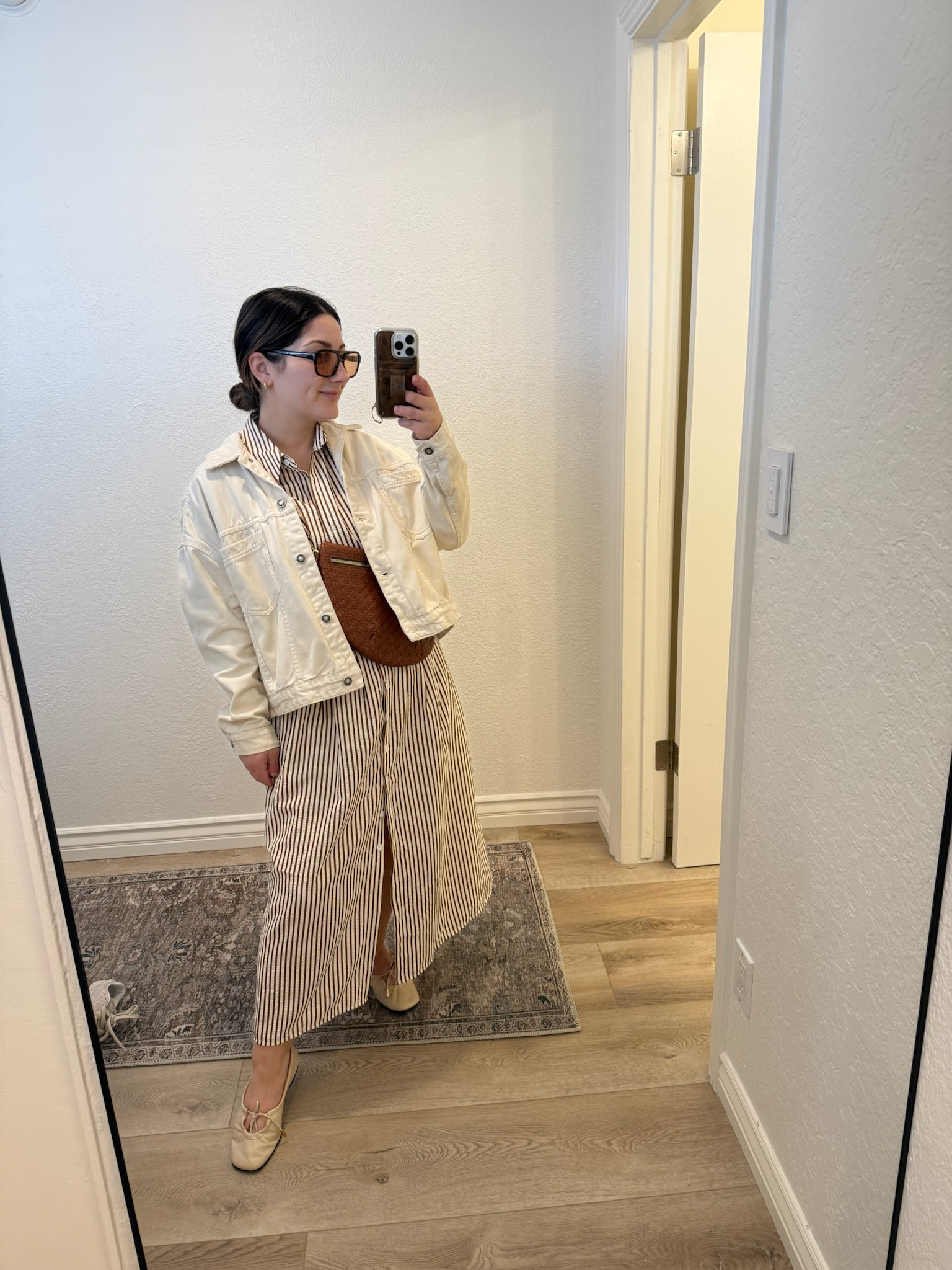 Petite spring outfit! 

Jacket size xs
Exact dress sold out but linked similar! 

I'm 5'0" 145lbs 

#LTKPetite #LTKSeasonal #LTKStyleTip