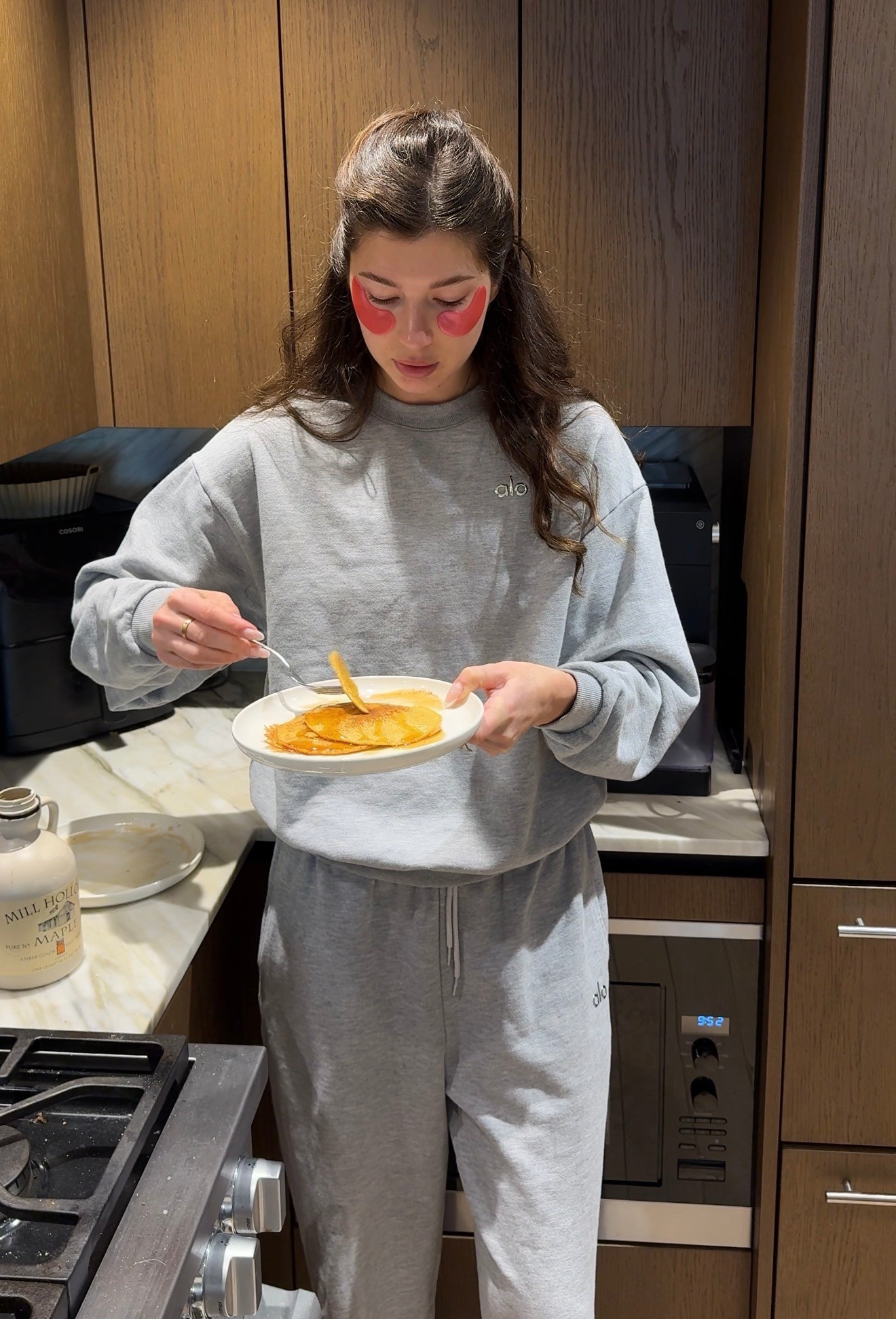 Eye patches and sweat sets 