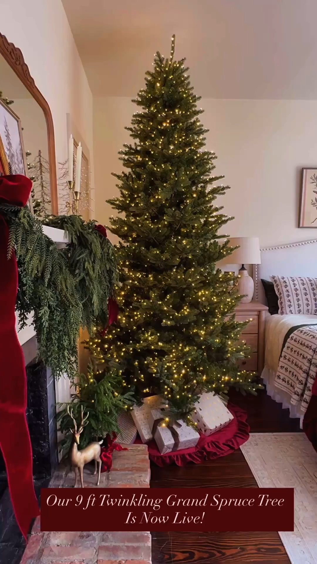 Our gorgeous twinkling grand spruce trees! 

#LTKHome #LTKSeasonal