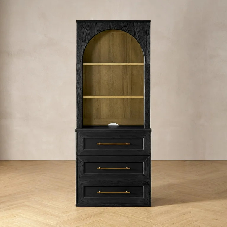 Mopio Blake Storage Cabinet with Hutch, Sideboard Buffet Cabinet with Storage, Kitchen Pantry Cab... | Walmart (US)