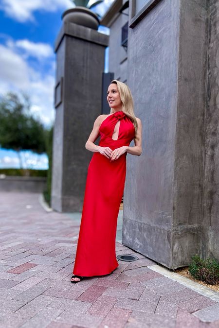 Black tie dress code : black tie gala, wedding guest dress or just a fabulous red satin gown. I might not be going to the Oscars but there’s always a reason to wear an evening dress. I wish I’d styled it with long red satin gloves.

#LTKparties #LTKstyletip #LTKGala