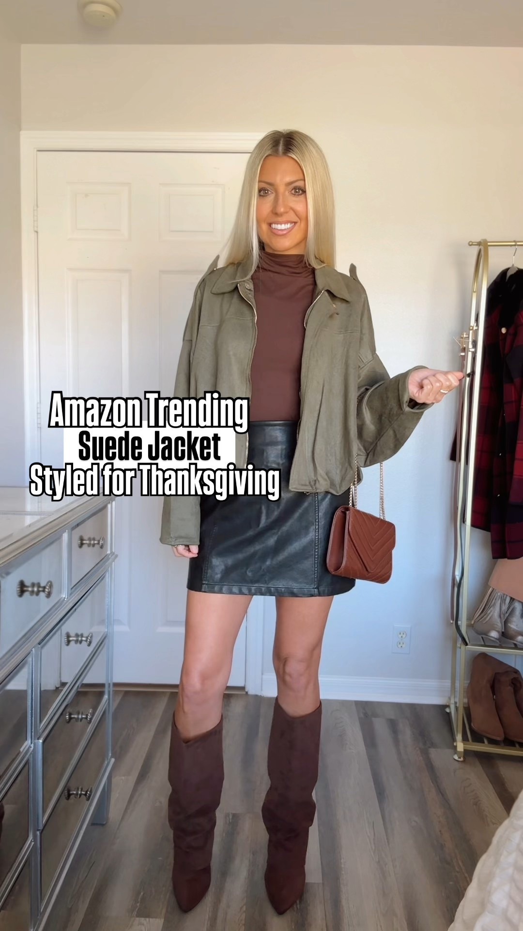 This trending faux suede jacket is currently on sale and it would be so cute for Thanksgiving! It comes in several colors and is only $35 on Amazon Prime!

Fall jacket / amazon thanksgiving outfit / Fall Amazon outfit / suede jacket / affordable amazon find / fall fashion / date night outfit / amazon fashion / fall outfit inspo 

#suedejacket #thanksgivingoutfit #fallfashion #holidaystyle #falljacket #falloutfitinspo #amazonfashion #cozystyle #womenfashion #falloutfit #womensjacket #fashioninspo #sweaterweather #cozystyle #fashionmusthave #fallstyle #datenightoutfit #styleinspo #ootdfashion #affordablefashion #ltkunder50 #ltkstyletip #ltkholiday #ltkholidaystyle #ltksalealert 

#LTKHoliday #LTKCyberWeek #LTKFindsUnder50