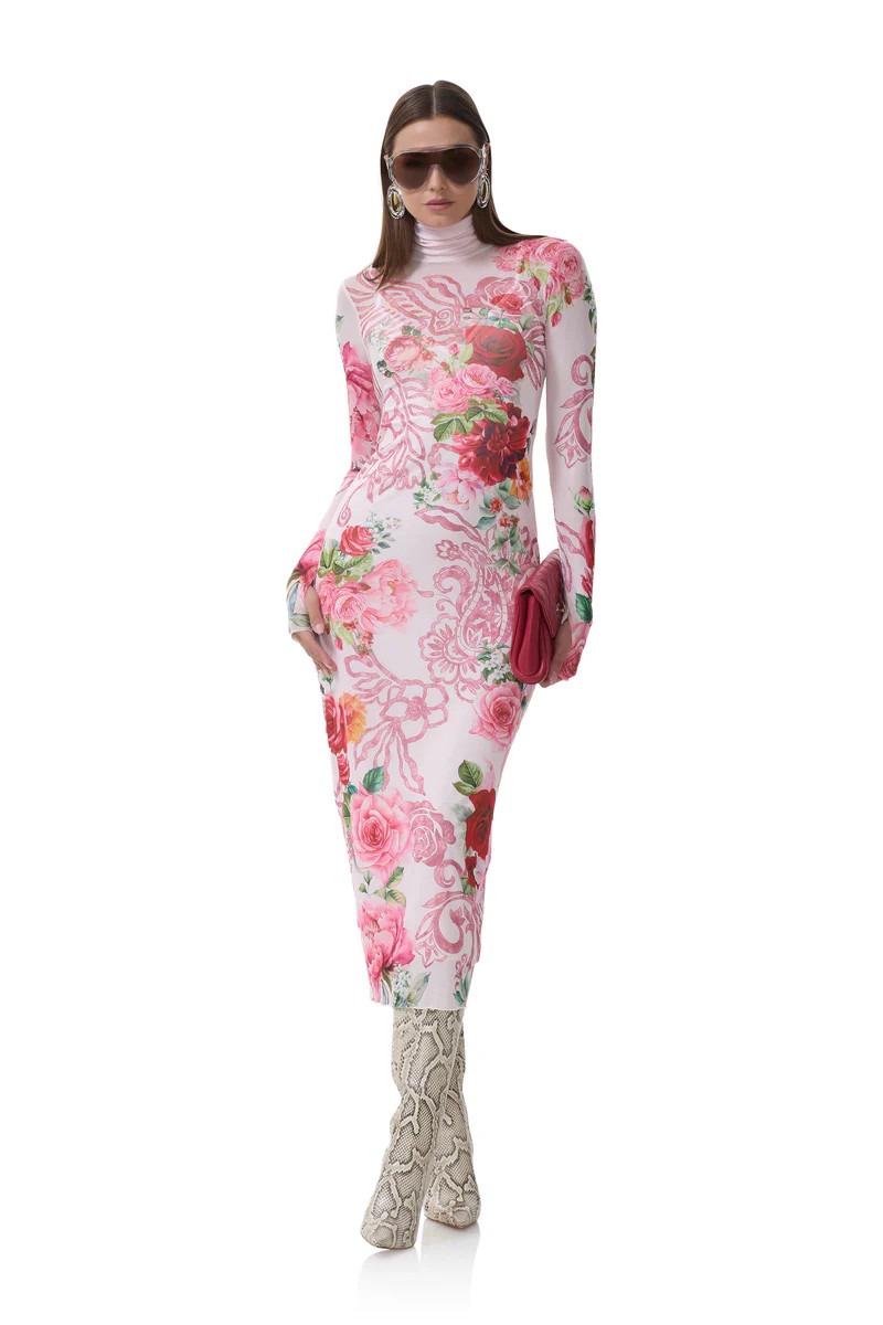 Shailene Dress - Wing Rose | ShopAFRM