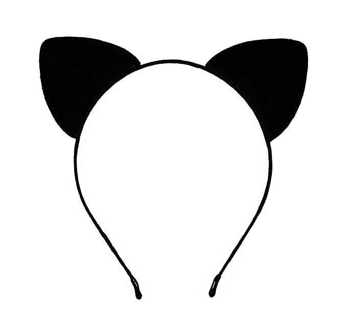Bonnie Z. Leonardo Black Cat Ears Headband Furry Padded Catwomen Headbands Cat Black-F | Amazon (US)