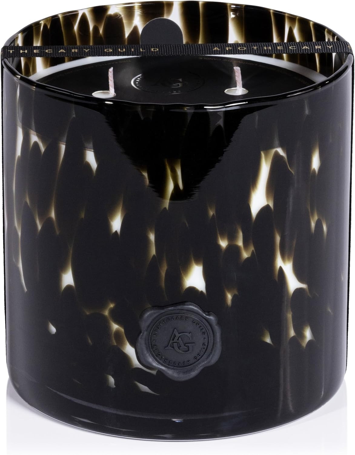 Zodax Apothecary Guild Opal Glass 3 Wick Candle Jar | 50 Ounce 150 Hour Burn Time | 6" x 6" | Black Fig Vetiver | Amazon (US)
