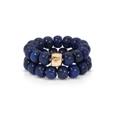 Ettika Lapis Lazuli Power Bead Bracelet Stack (Women) | Nordstrom | Nordstrom