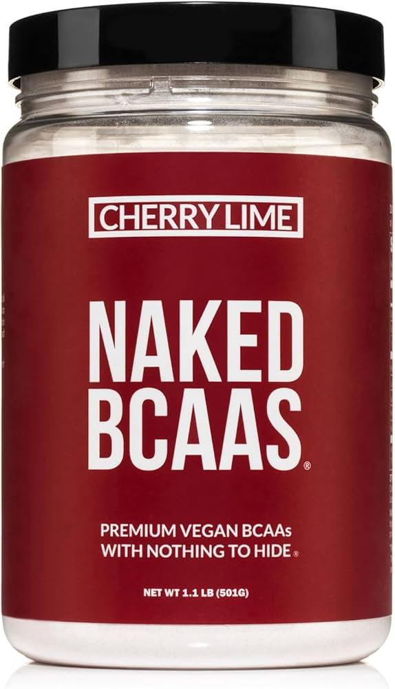 NAKED Cherry Lime BCAAs Amino Acids Powder, 100% Pure 2:1:1 Formula, Vegan Branched Chain Amino A... | Amazon (US)