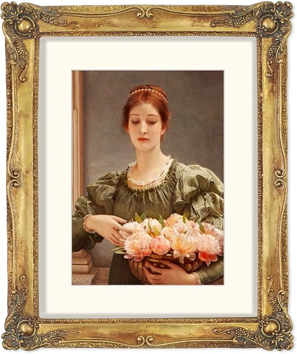 SIMON'S SHOP 11x14 Picture Frame Matted to 8x10 Photo, Vintage Gold Picture Frames 11x14 with Mat... | Amazon (US)