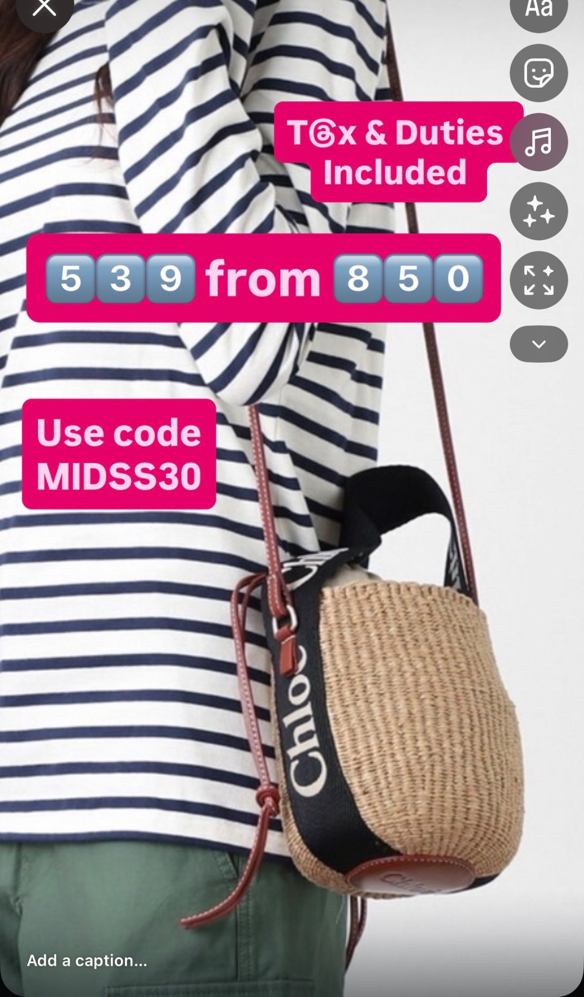 Chloe woody basket sale 
Use code
MIDSS30

#LTKSaleAlert #LTKSeasonal #LTKootd