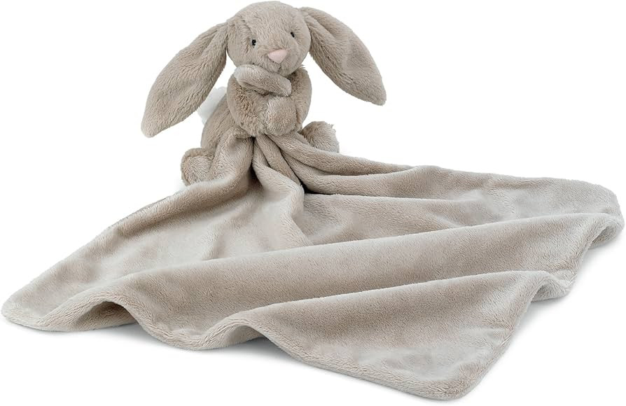 Jellycat Bashful Beige Bunny Soother, 13.5 inches | Security Blanket and Lovey for Babies | Baby ... | Amazon (US)