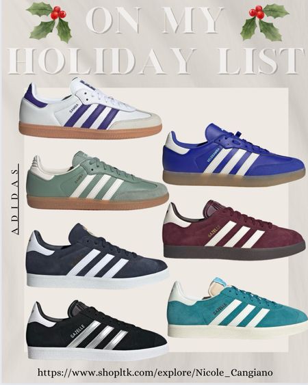 You cannot miss out on the huge Adidas trend right now!  These will never go out of style. I’ve had Gazelle’s for years and I love that they are still in style!  Can’t go wrong. 

#trend #adidas #sneakers #sneakertrend

#LTKGiftGuide #LTKfindsunder100 #LTKHoliday