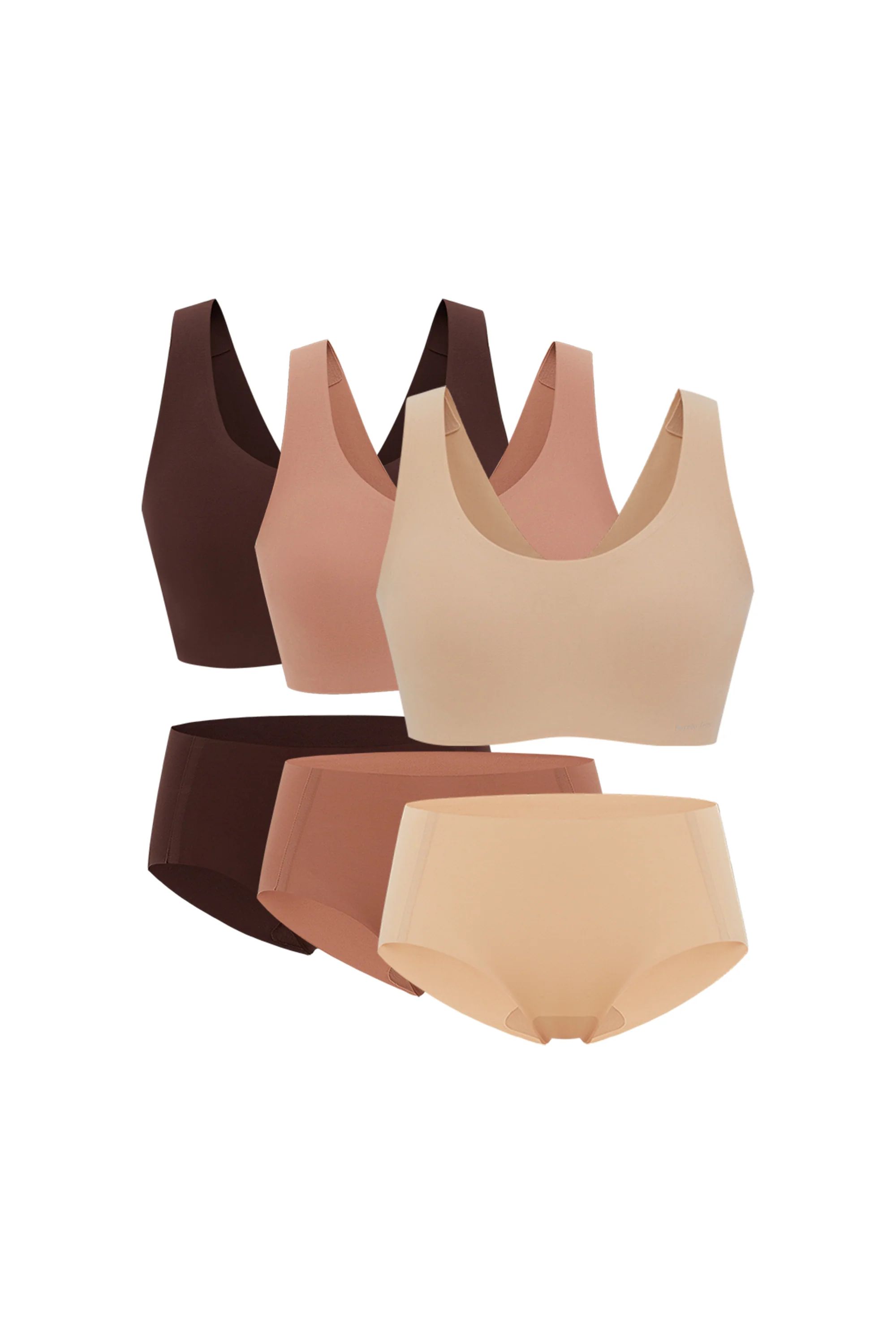 2021 Barely Zero Your-Size-Is-The-Size Classic Wireless Bra + Brief Set Special Pack | NEIWAI