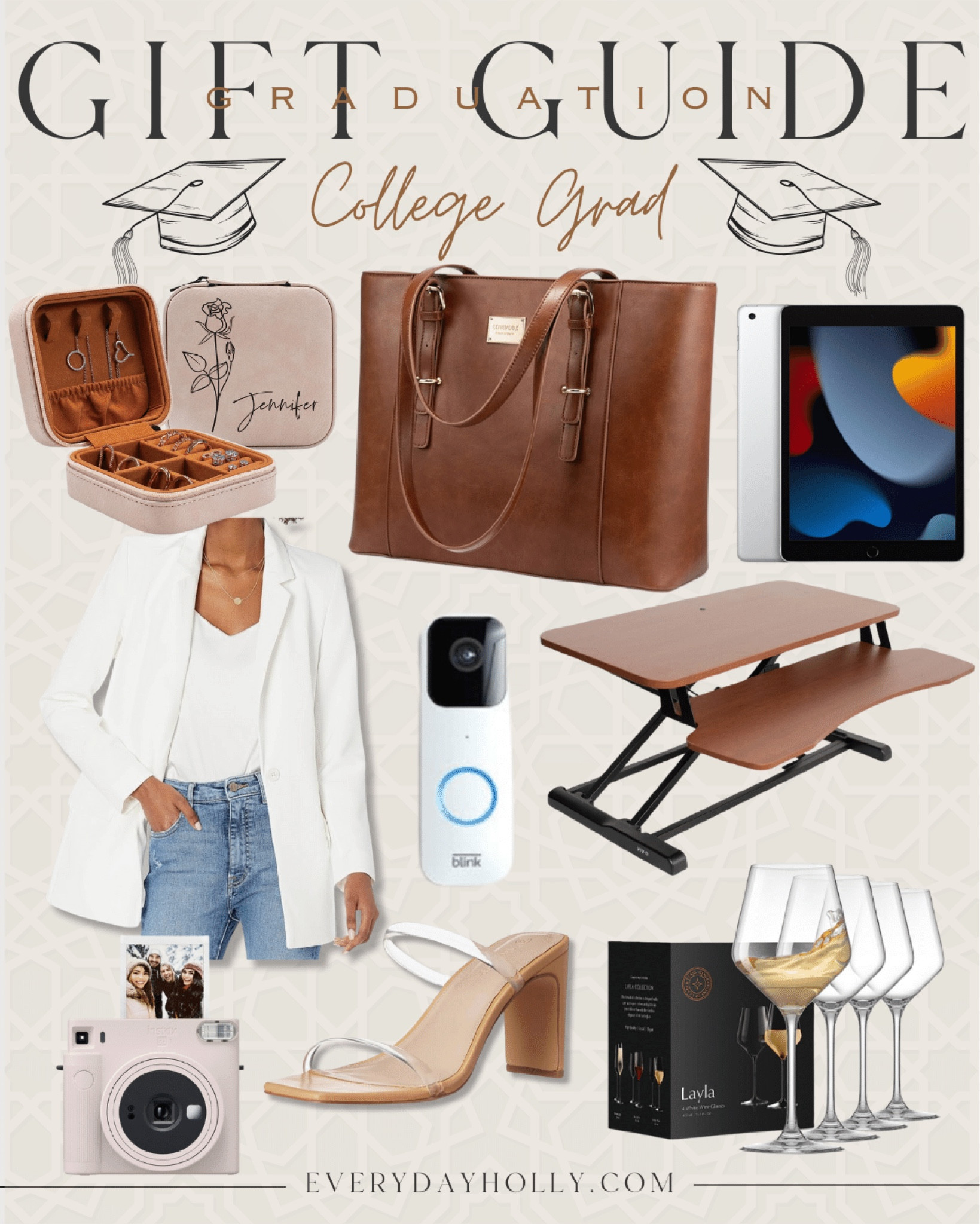 College Graduation Gift Ideas

College grad  Graduation Gift  Graduation gift ideas  2024 grad  Workwear essentials  Workwear style  Wine glasses  Office accessories  Heels  Neutral style  Tote bag

#LTKSeasonal #LTKGiftGuide #LTKU