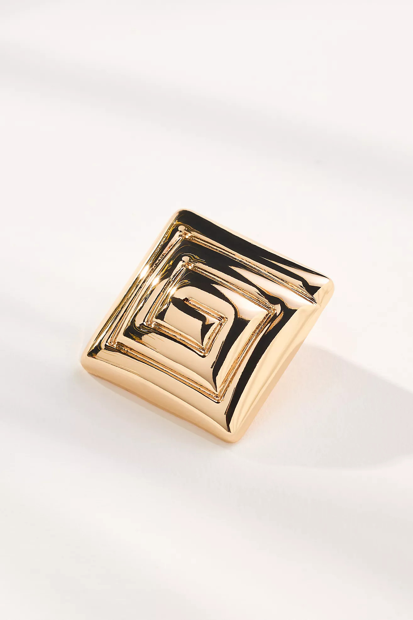 Swirled Square Post Earrings | Anthropologie (US)