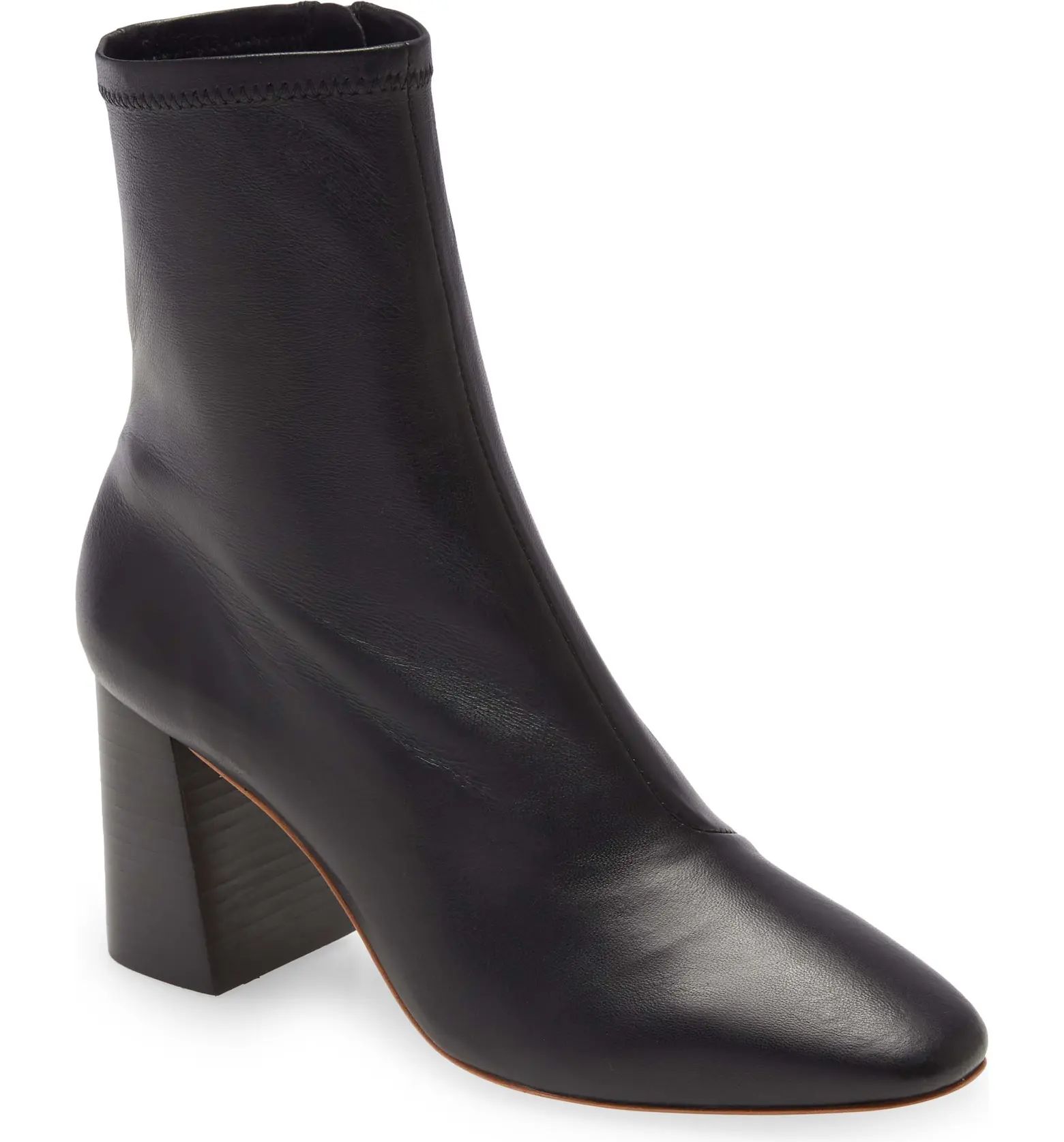 Elise Stretch Leather Bootie | Nordstrom