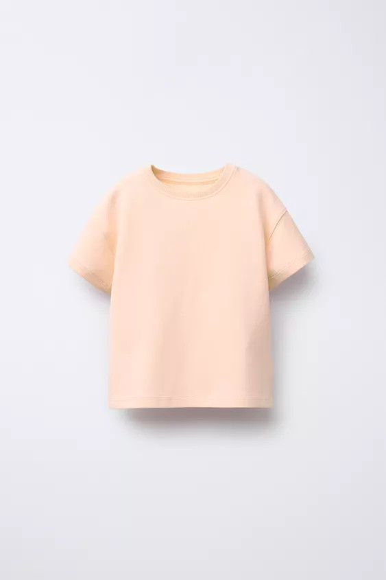 BASIC INTERLOCK T-SHIRT | Zara Canada