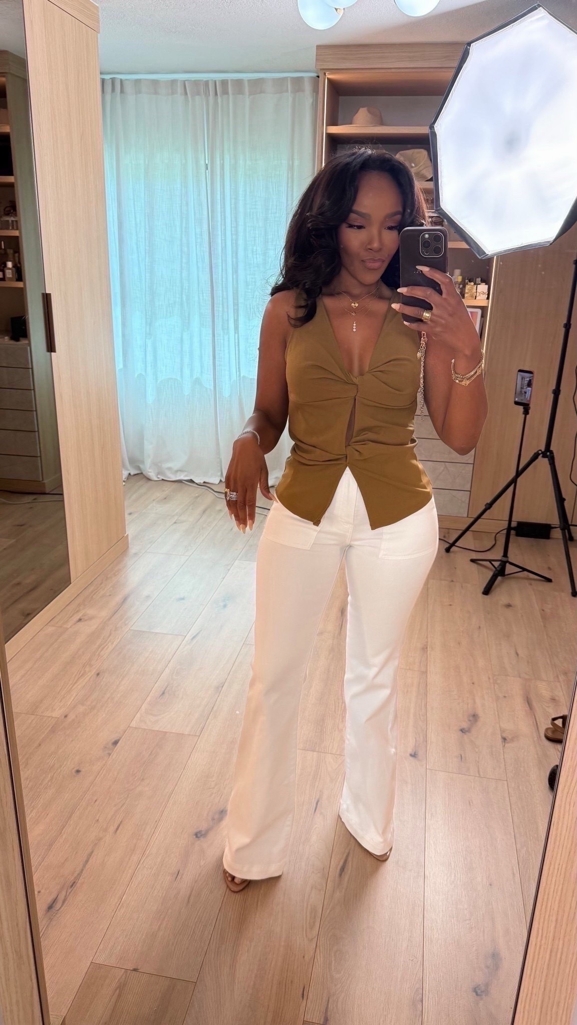 You all are LOVING this twist tank right now. Scroll to shop! Perfect as an elevated everyday outfit✨ 

Wearing size small
5’4"


#LTKvlog #LTKootd #LTKgrwm