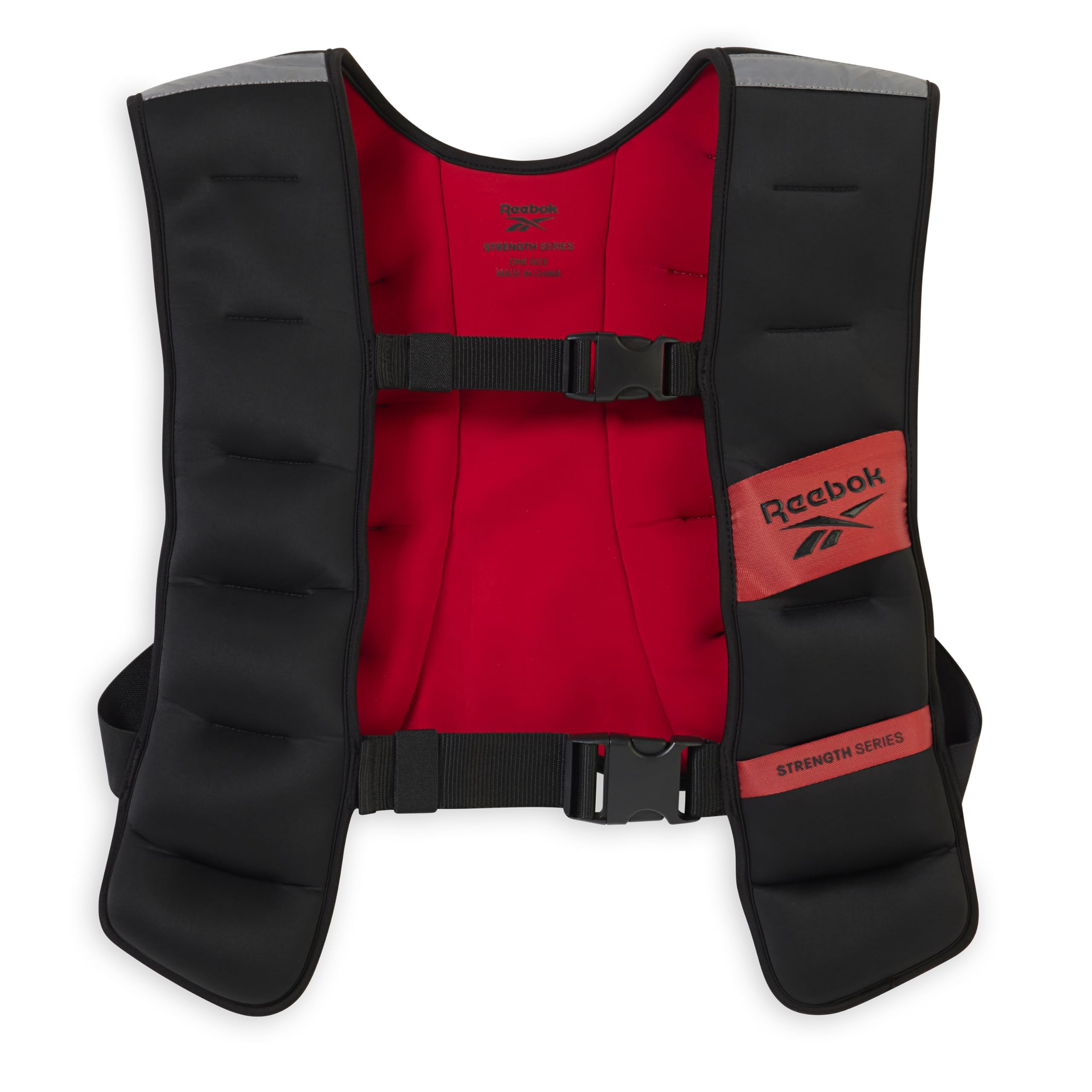 Reebok Weighted Vest – Premium Material, Adjustable Fit, Reflective Elements for Full-Body Work... | Amazon (US)