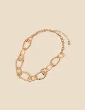 Textured Irregular Chain Link Collar Necklace | Accessorize (Global)