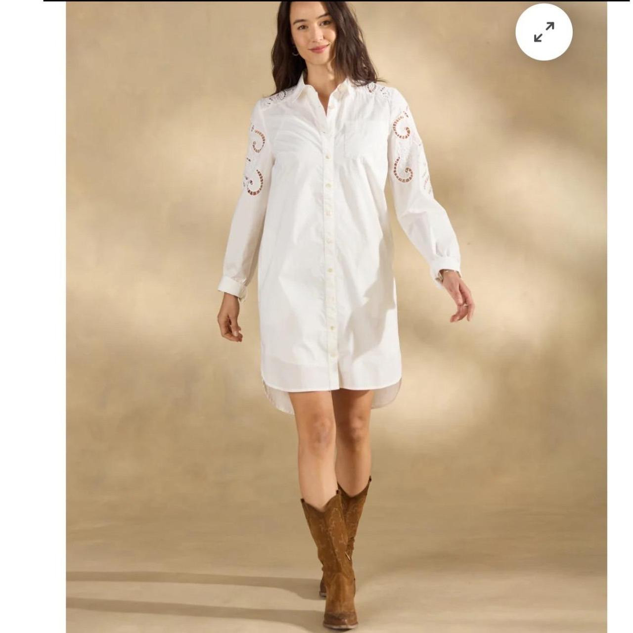 Sundance Women's Shirt dresses - White - M | Depop US
