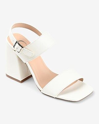 Journee Collection Strappy Heeled Sandal | Express